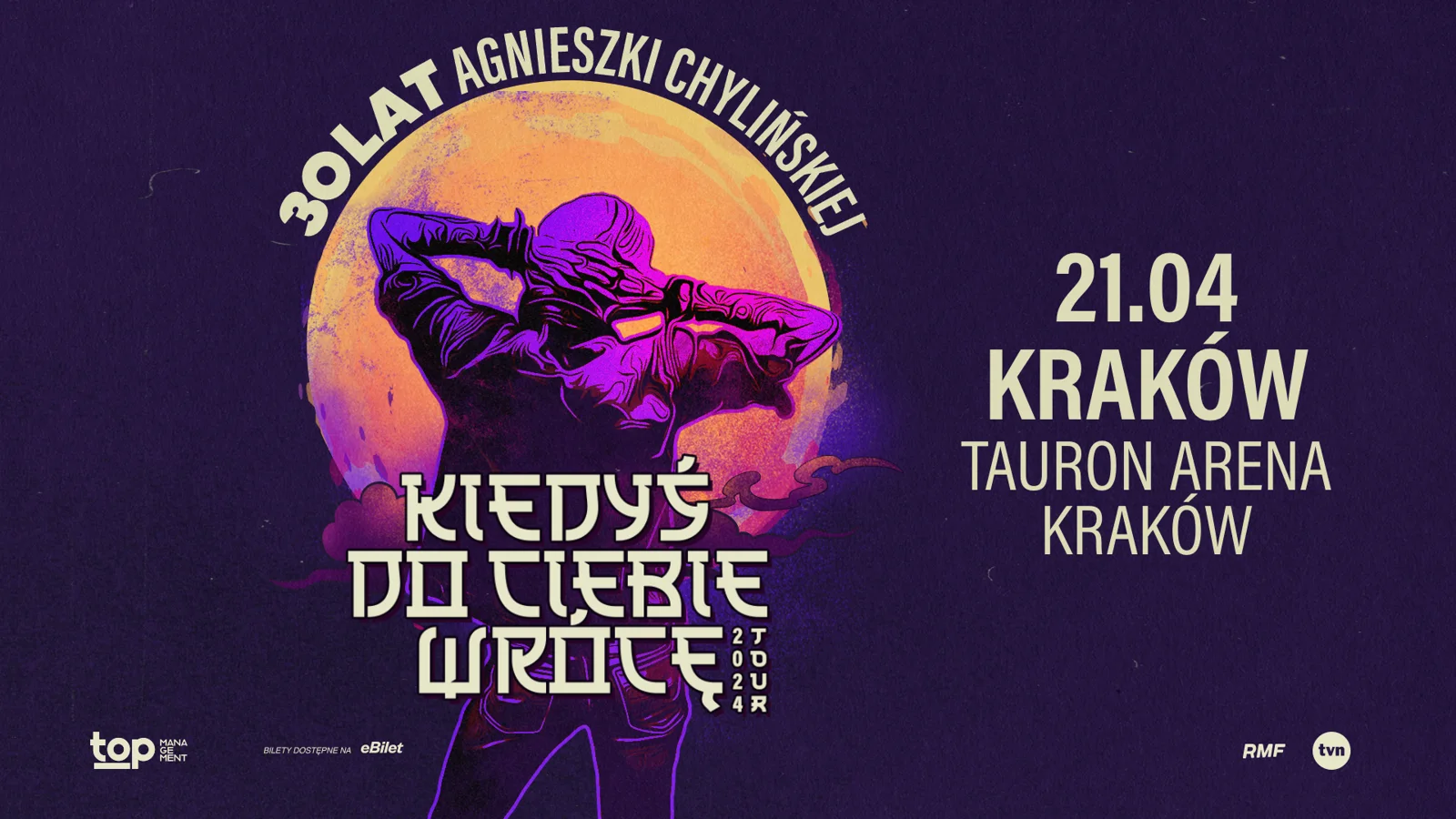 Agnieszka Chylińska, trasa jubileuszowa, termin w Krakowie