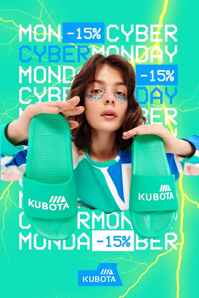 Cyber Monday, turkusowa edycja z klapkami
