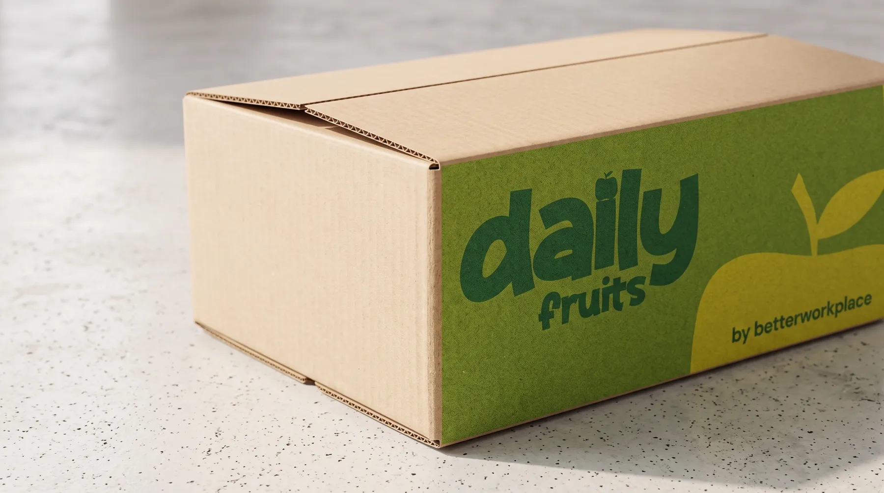 Material: matte print on corrugated board