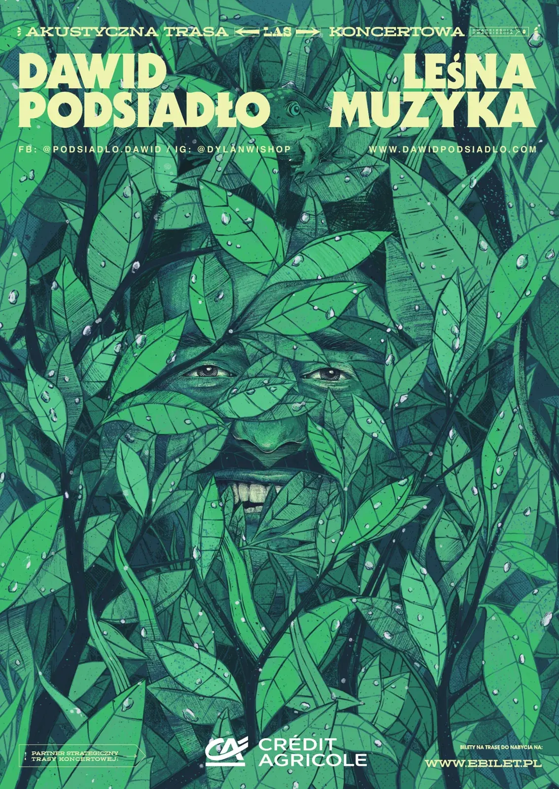 Dawid Podsiadło, plakat Leśna Muzyka