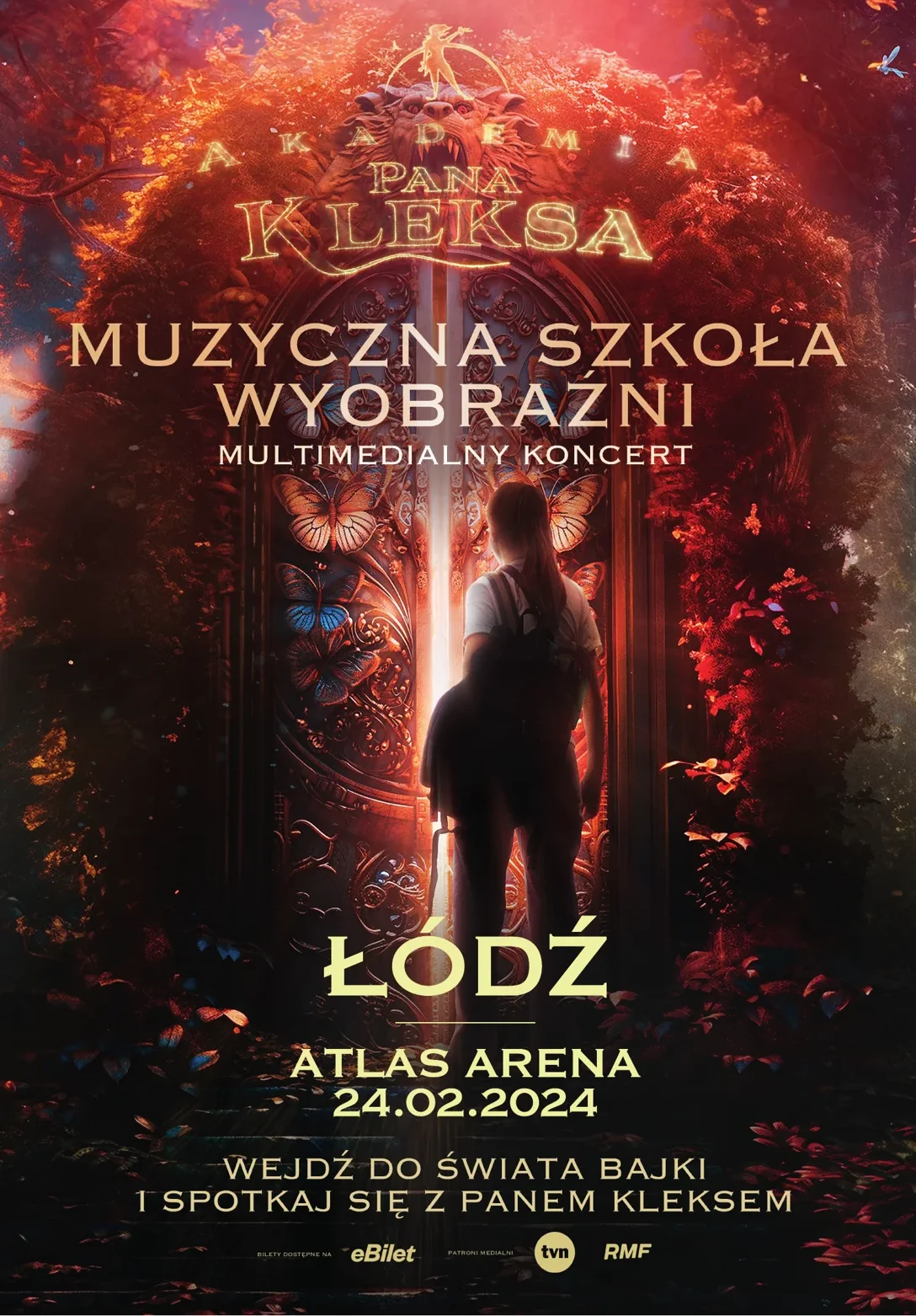 Akademia Pana Kleksa, plakat B1 na Łódź