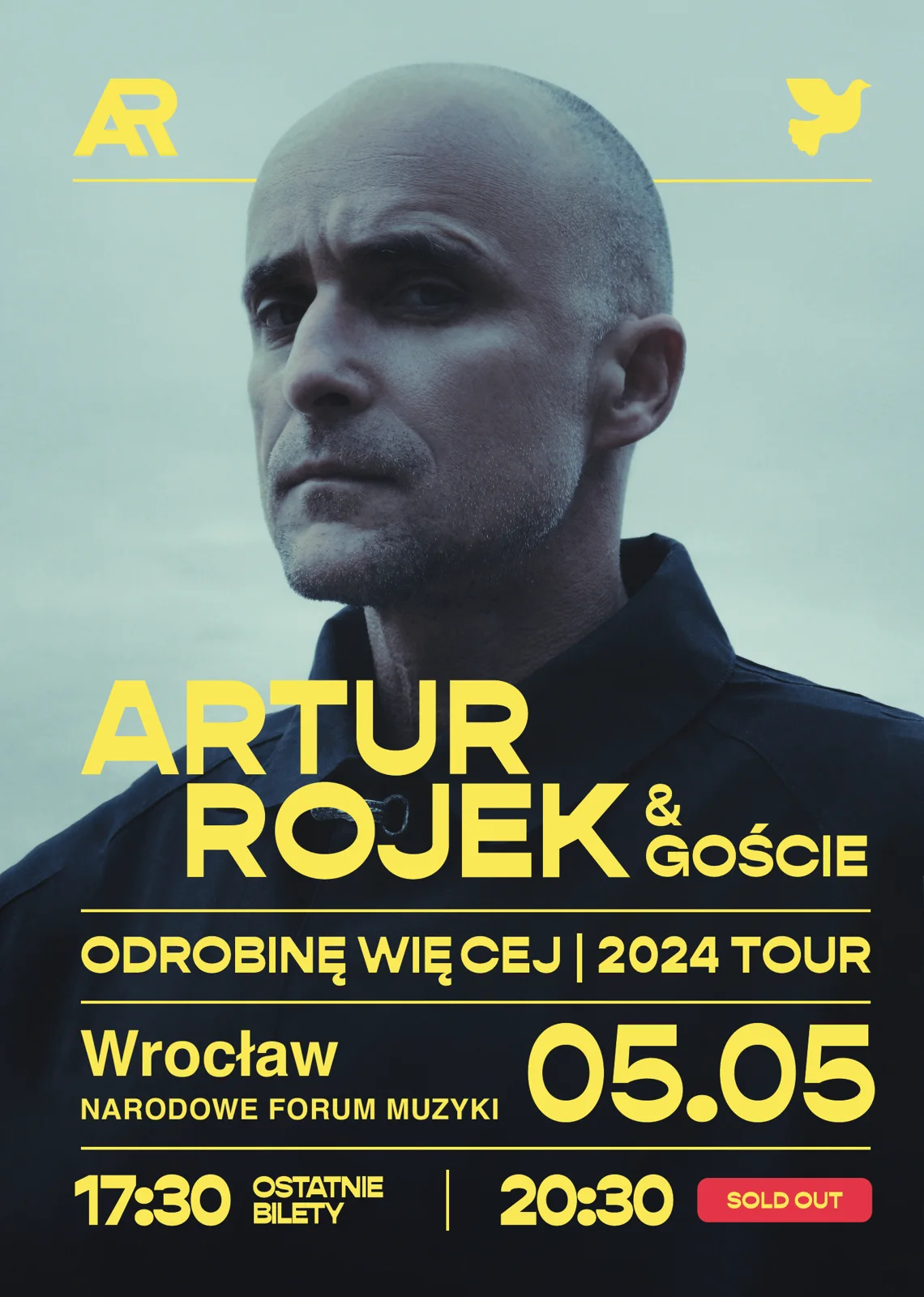 Artur Rojek, plakat B1 na Wrocław