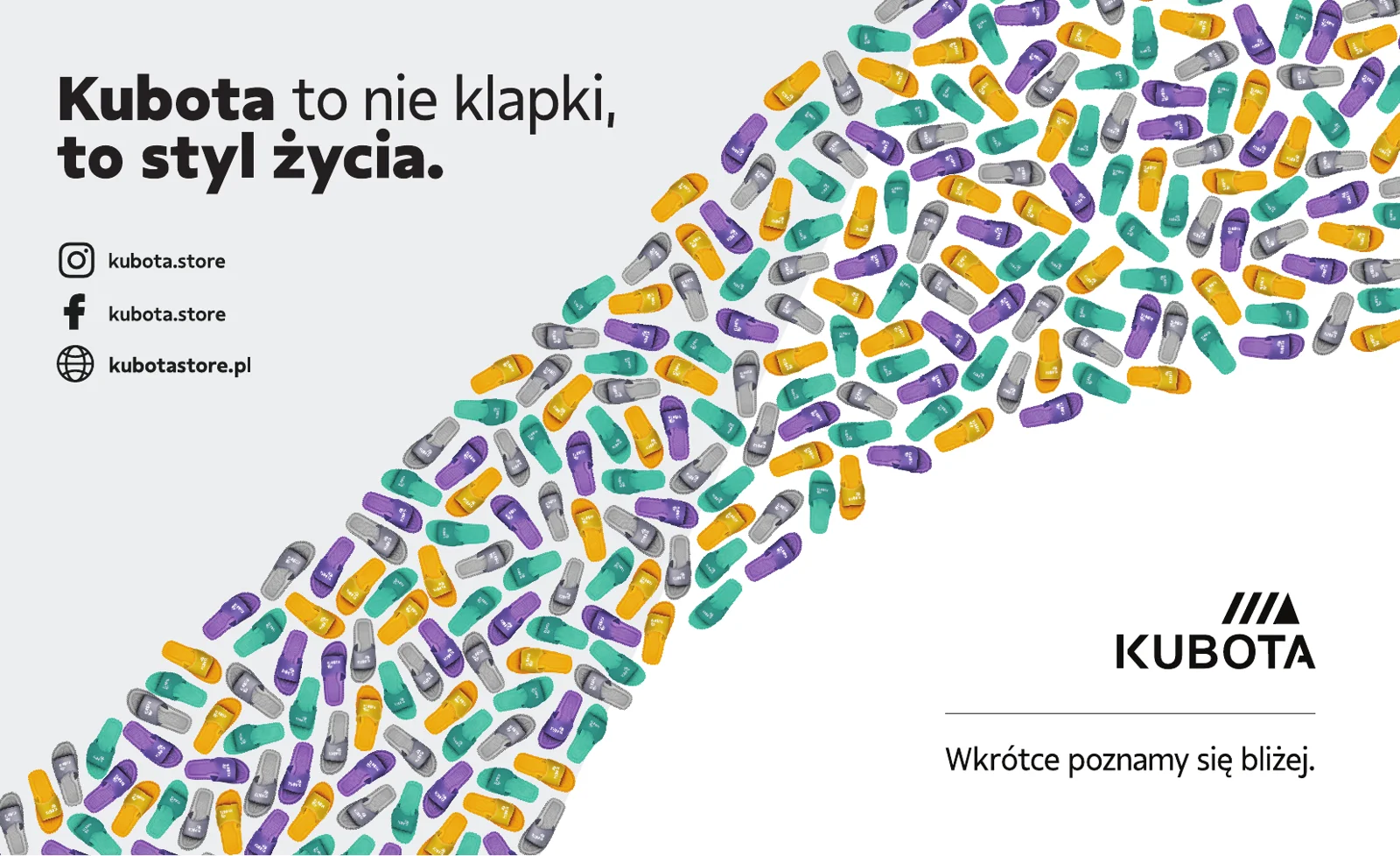 Grafika witryny zbudowana z setek klapek