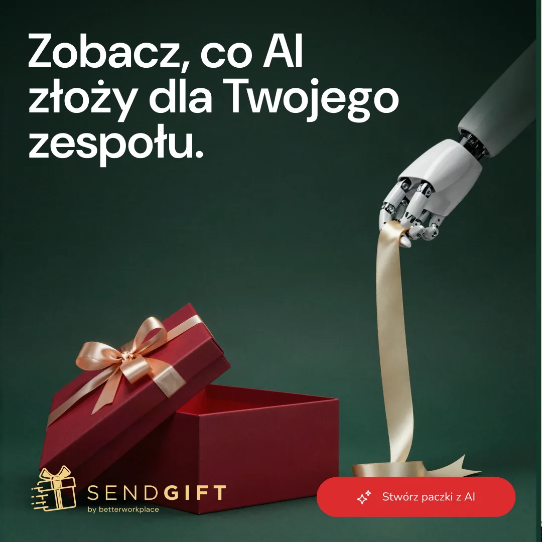 SendGift ad: see what AI puts together for your team