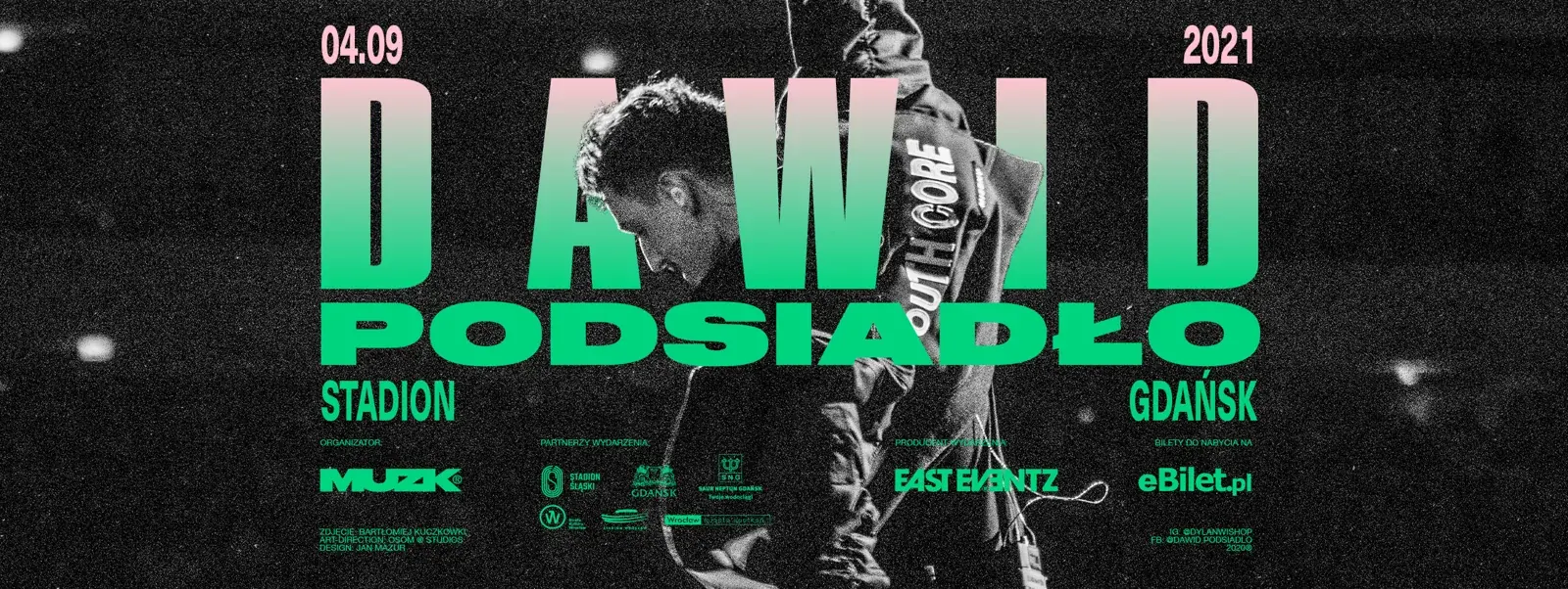 Baner trasy stadionowej dla Gdańska